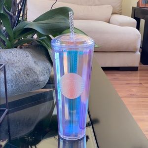 Starbucks Holographic Iridescent Tumbler NWT